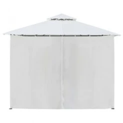 Gazebo Con Tende 600x298x270 Cm Bianco 180g/m² -Garden Home gazebo con tende 600x298x270 cm bianco 180g m 5