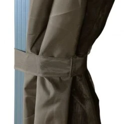 Gazebo Con Tende E Luci LED 300x300 Cm Grigio Talpa Alluminio 17 Gazebo Con Tende E Luci LED 300x300 Cm Grigio Talpa Alluminio -Garden Home gazebo con tende e luci led 300x300 cm grigio talpa alluminio 7