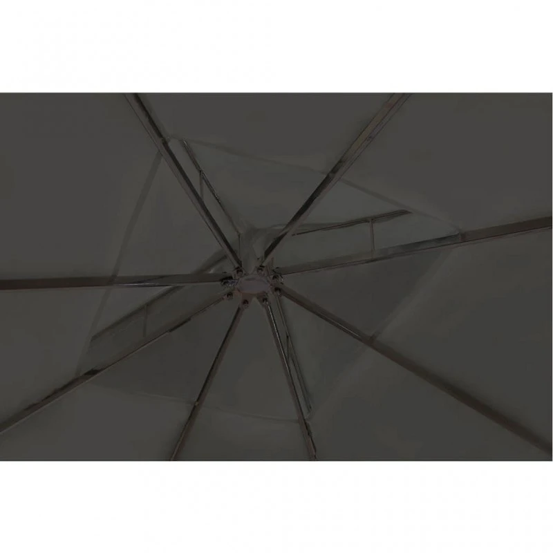 Gazebo Con Tetto 3x4 M Grigio Scuro 4 Gazebo Con Tetto 3x4 M Grigio Scuro - immagine 4