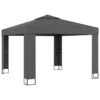 Gazebo Con Tetto Doppio 3x3 M Antracite 18 Gazebo Con Tetto Doppio 3x3 M Antracite -Garden Home gazebo con tetto doppio 3x3 m antracite