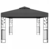 Gazebo Con Tetto Doppio 3x4 M Antracite 17 Gazebo Con Tetto Doppio 3x4 M Antracite -Garden Home gazebo con tetto doppio 3x4 m antracite