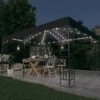 Gazebo Con Tetto Doppio E Luci LED 3x4 M Antracite 9 Gazebo Con Tetto Doppio E Luci LED 3x4 M Antracite -Garden Home gazebo con tetto doppio e luci led 3x4 m antracite