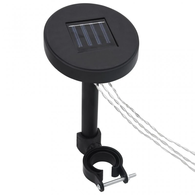 Gazebo Con Tetto Doppio E Luci LED 3x4 M Antracite 8 Gazebo Con Tetto Doppio E Luci LED 3x4 M Antracite - immagine 8