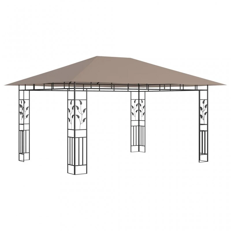 Gazebo Con Zanzariera 4x3x2,73 M Talpa 180 G/m² 2 Gazebo Con Zanzariera 4x3x2,73 M Talpa 180 G/m² - immagine 2
