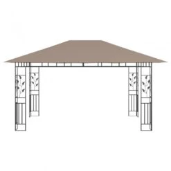 Gazebo Con Zanzariera 4x3x2,73 M Talpa 180 G/m² 8 Gazebo Con Zanzariera 4x3x2,73 M Talpa 180 G/m² -Garden Home gazebo con zanzariera 4x3x273 m talpa 180 g m 2