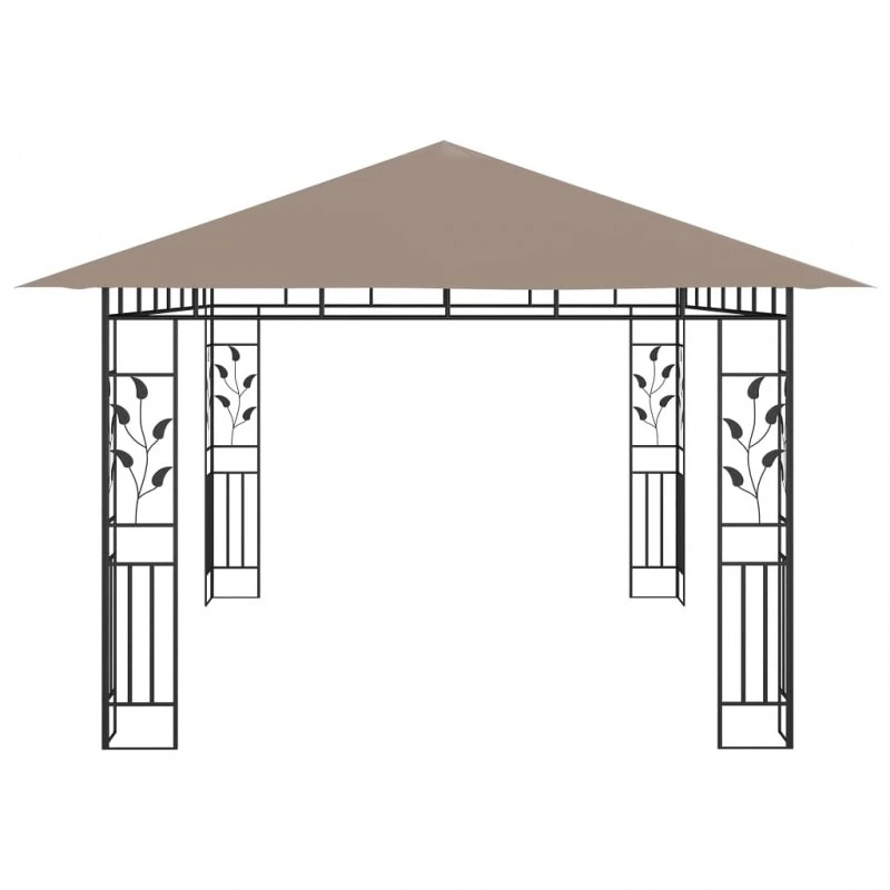 Gazebo Con Zanzariera 4x3x2,73 M Talpa 180 G/m² 4 Gazebo Con Zanzariera 4x3x2,73 M Talpa 180 G/m² - immagine 4
