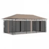 Gazebo Con Zanzariera 6x3x2,73 M Talpa 180 G/m² 17 Gazebo Con Zanzariera 6x3x2,73 M Talpa 180 G/m² -Garden Home gazebo con zanzariera 6x3x273 m talpa 180 g m