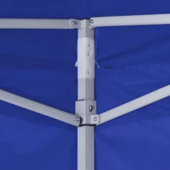 Gazebo Pieghevole Professionale 4 Pareti 2x2m Acciaio Blu 14 Gazebo Pieghevole Professionale 4 Pareti 2x2m Acciaio Blu -Garden Home gazebo pieghevole professionale 4 pareti 2x2m acciaio blu 4
