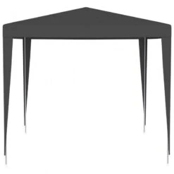Gazebo Professionale 2,5x2,5 M Antracite 90 G/m² -Garden Home gazebo professionale 25x25 m antracite 90 g m 1