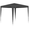 Gazebo Professionale 2,5x2,5 M Antracite 90 G/m² 16 Gazebo Professionale 2,5x2,5 M Antracite 90 G/m² -Garden Home gazebo professionale 25x25 m antracite 90 g m