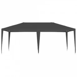 Gazebo Professionale 4x6 M Antracite 90 G/m² -Garden Home gazebo professionale 4x6 m antracite 90 g m 1