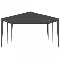 Gazebo Professionale 4x6 M Antracite 90 G/m² -Garden Home gazebo professionale 4x6 m antracite 90 g m 2