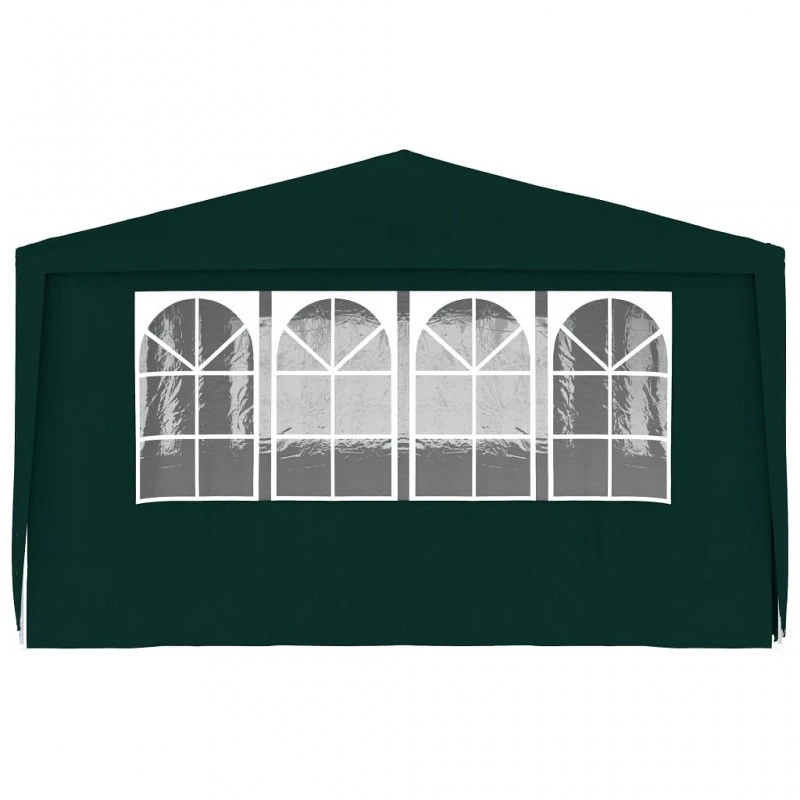 Gazebo Professionale Con Pareti 4x6 M Verde 90 G/m² 3 Gazebo Professionale Con Pareti 4x6 M Verde 90 G/m² - immagine 3