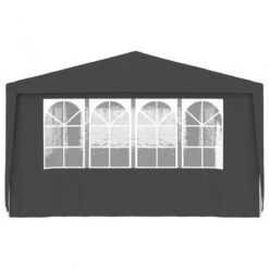 Gazebo Professionale Con Pareti 4x9 M Antracite 90 G/m² -Garden Home gazebo professionale con pareti 4x9 m antracite 90 g m 3