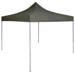 Gazebo Professionale Pieghevole 2x2m In Acciaio Antracite