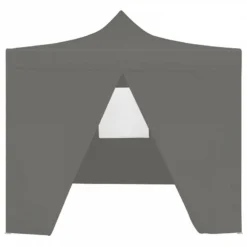 Gazebo Professionale Pieghevole 4 Pareti 2x2m Acciaio Antracite -Garden Home gazebo professionale pieghevole 4 pareti 2x2m acciaio antracite 1