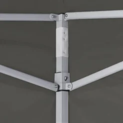 Gazebo Professionale Pieghevole 4 Pareti 2x2m Acciaio Antracite -Garden Home gazebo professionale pieghevole 4 pareti 2x2m acciaio antracite 3