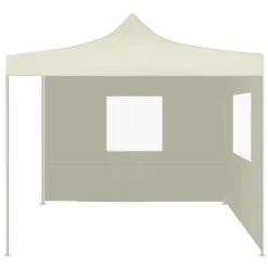 Gazebo Professionale Pieghevole Con 2 Pareti 2x2m Acciaio Crema 9 Gazebo Professionale Pieghevole Con 2 Pareti 2x2m Acciaio Crema -Garden Home gazebo professionale pieghevole con 2 pareti 2x2m acciaio crema 1