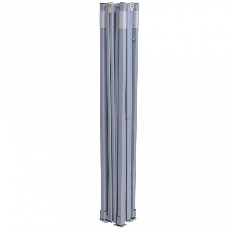 Gazebo Professionale Pieghevole Con 2 Pareti 2x2m Acciaio Crema 6 Gazebo Professionale Pieghevole Con 2 Pareti 2x2m Acciaio Crema - immagine 6