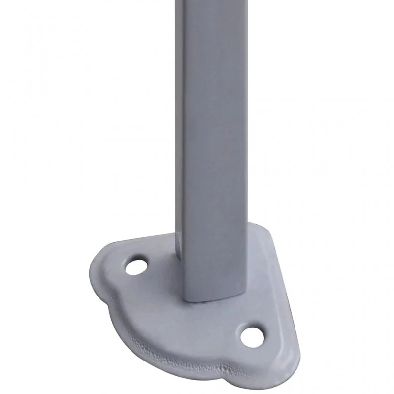 Gazebo Professionale Pieghevole Con 4 Pareti 2x2m Acciaio Crema 7 Gazebo Professionale Pieghevole Con 4 Pareti 2x2m Acciaio Crema - immagine 7