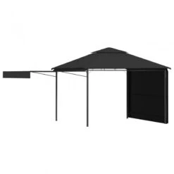 Gazebo Tetto Doppio Estendibile 3x3x2,75 M Antracite 180 G/m² 10 Gazebo Tetto Doppio Estendibile 3x3x2,75 M Antracite 180 G/m² -Garden Home gazebo tetto doppio estendibile 3x3x275 m antracite 180 g m 1