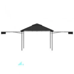 Gazebo Tetto Doppio Estendibile 3x3x2,75 M Antracite 180 G/m² 12 Gazebo Tetto Doppio Estendibile 3x3x2,75 M Antracite 180 G/m² -Garden Home gazebo tetto doppio estendibile 3x3x275 m antracite 180 g m 3