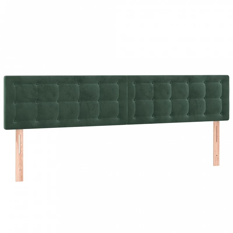 Giroletto A Molle Con Materasso Verde Scuro 200x200 Cm Velluto 6 Giroletto A Molle Con Materasso Verde Scuro 200x200 Cm Velluto - immagine 6