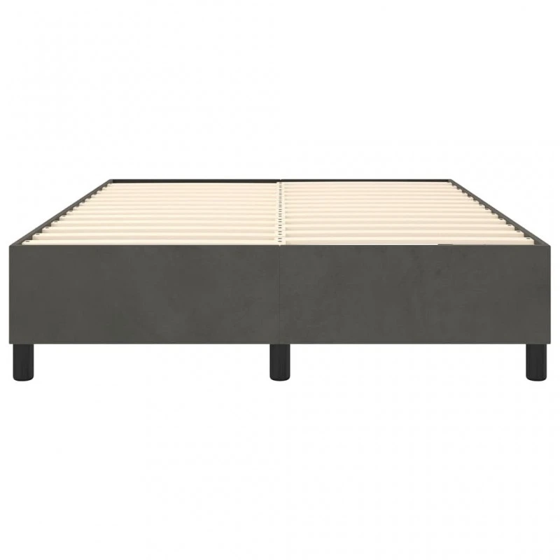 Giroletto A Molle Grigio Scuro 140x190 Cm In Velluto 5 Giroletto A Molle Grigio Scuro 140x190 Cm In Velluto - immagine 5