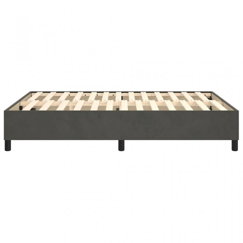 Giroletto A Molle Grigio Scuro 140x190 Cm In Velluto 6 Giroletto A Molle Grigio Scuro 140x190 Cm In Velluto - immagine 6