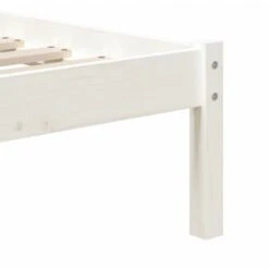 Giroletto Bianco In Legno Massello Di Pino 90x200 Cm -Garden Home giroletto bianco in legno massello di pino 90x200 cm 5