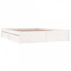 Giroletto Con Cassetti Bianco 160x200 Cm -Garden Home giroletto con cassetti bianco 160x200 cm 2