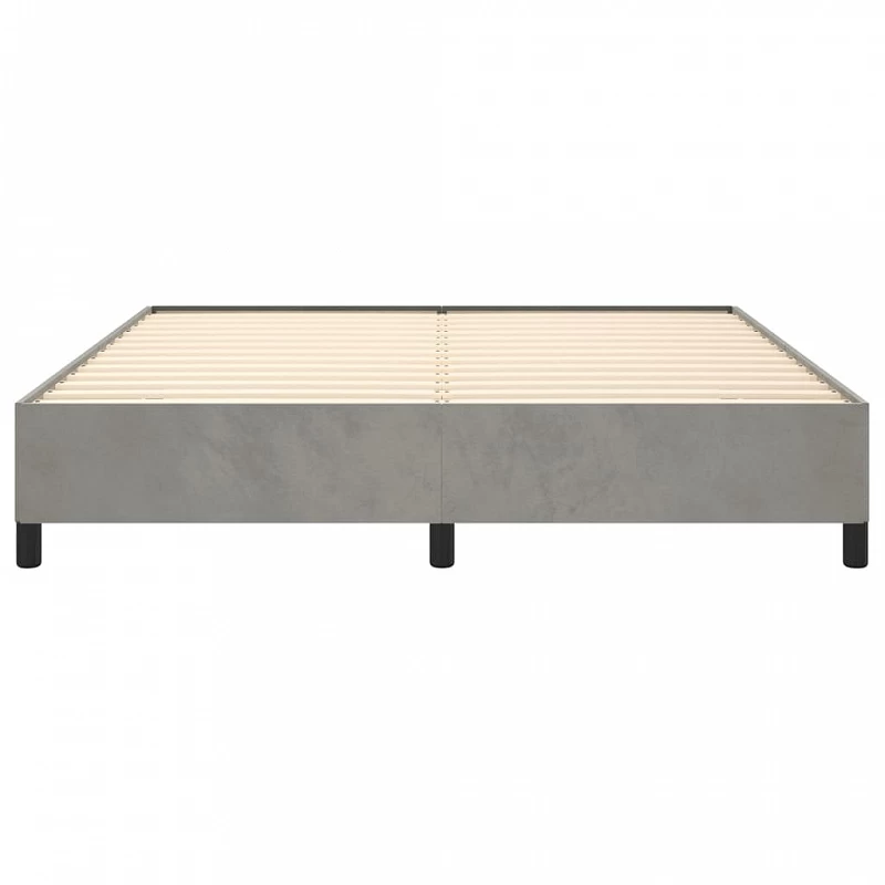 Giroletto Grigio Chiaro 180x200 Cm In Velluto 5 Giroletto Grigio Chiaro 180x200 Cm In Velluto - immagine 5