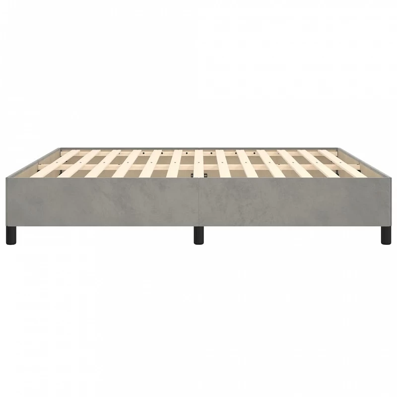 Giroletto Grigio Chiaro 180x200 Cm In Velluto 6 Giroletto Grigio Chiaro 180x200 Cm In Velluto - immagine 6