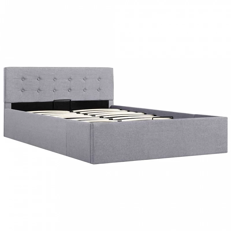 Giroletto Idraulico Contenitore Grigio Chiaro Tessuto 120x200cm 2 Giroletto Idraulico Contenitore Grigio Chiaro Tessuto 120x200cm - immagine 2