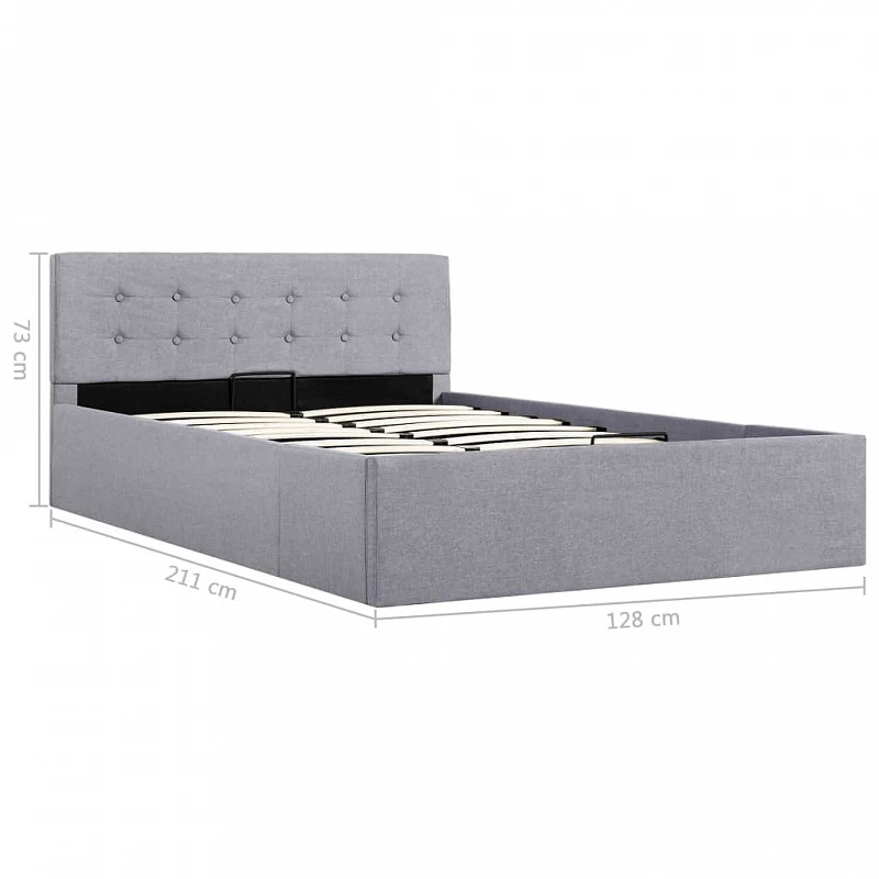 Giroletto Idraulico Contenitore Grigio Chiaro Tessuto 120x200cm 9 Giroletto Idraulico Contenitore Grigio Chiaro Tessuto 120x200cm - immagine 9