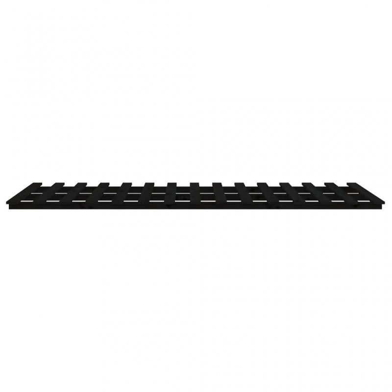 Giroletto Nero 150x200 Cm In Legno Massello Di Pino 6 Giroletto Nero 150x200 Cm In Legno Massello Di Pino - immagine 6