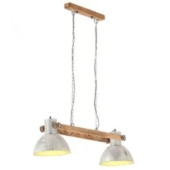 Lampada A Sospensione Industriale 25 W Argento 109 Cm E27