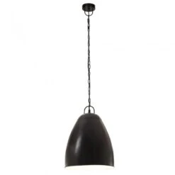 Lampada A Sospensione Industriale 25 W Nera Rotonda 32 Cm E27 11 Lampada A Sospensione Industriale 25 W Nera Rotonda 32 Cm E27 -Garden Home lampada a sospensione industriale 25 w nera rotonda 32 cm e27 3
