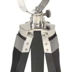 Lampada A Treppiede A Pavimento Nera In Legno Di Mango 97 Cm -Garden Home lampada a treppiede a pavimento nera in legno di mango 97 cm 8