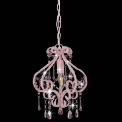 Lampadario Con Perle Rosa Rotondo E14 9 Lampadario Con Perle Rosa Rotondo E14 -Garden Home lampadario con perle rosa rotondo e14 3