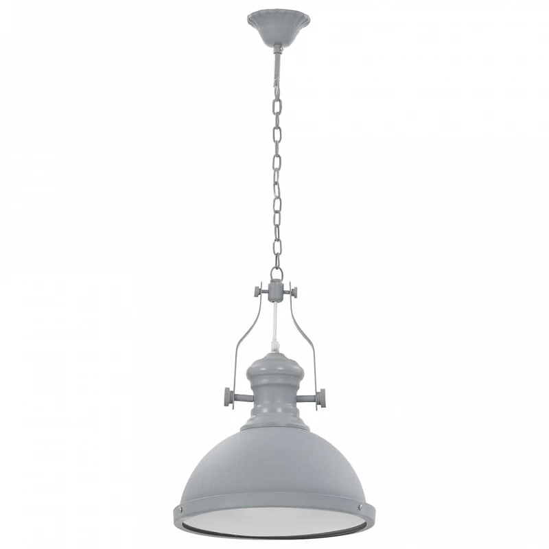 Lampadario Grigio Rotondo E27 3 Lampadario Grigio Rotondo E27 - immagine 3
