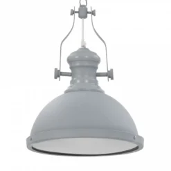 Lampadario Grigio Rotondo E27
