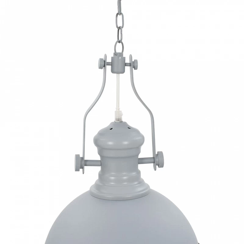 Lampadario Grigio Rotondo E27 4 Lampadario Grigio Rotondo E27 - immagine 4