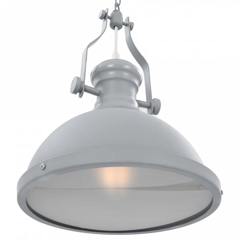 Lampadario Grigio Rotondo E27 6 Lampadario Grigio Rotondo E27 - immagine 6