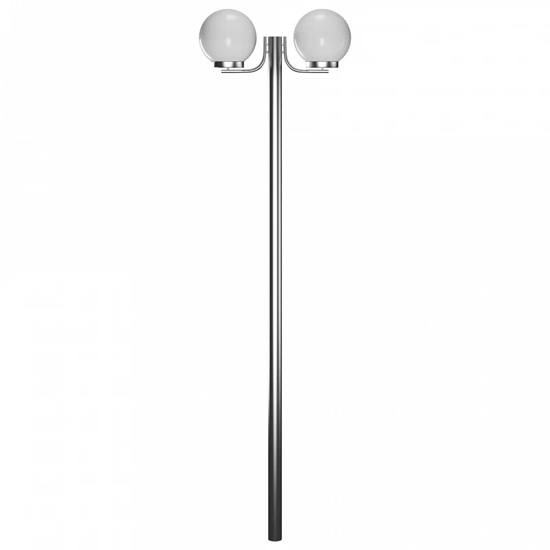 Lampione Da Giardino Con 2 Lampade 220 Cm 2 Lampione Da Giardino Con 2 Lampade 220 Cm - immagine 2