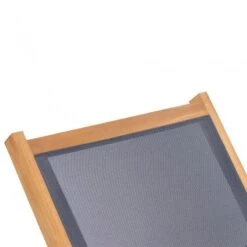 Lettini Pieghevoli Con Ruote 2 Pz In Massello Di Teak Textilene -Garden Home lettini pieghevoli con ruote 2 pz in massello di teak textilene 7