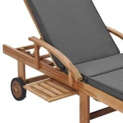 Lettini Prendisole Con Cuscini 2 Pz Legno Di Teak Grigio Scuro -Garden Home lettini prendisole con cuscini 2 pz legno di teak grigio scuro 7
