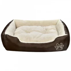 Lettino Per Cani Marrone E Beige XXL 8 Lettino Per Cani Marrone E Beige XXL -Garden Home lettino per cani marrone e beige xxl 2