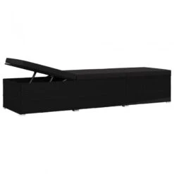 Lettino Prendisole Con Cuscino In Polyrattan Nero 11 Lettino Prendisole Con Cuscino In Polyrattan Nero -Garden Home lettino prendisole con cuscino in polyrattan nero 4