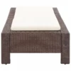 Lettino Prendisole Con Cuscino Marrone In Polyrattan 18 Lettino Prendisole Con Cuscino Marrone In Polyrattan -Garden Home lettino prendisole con cuscino marrone in polyrattan